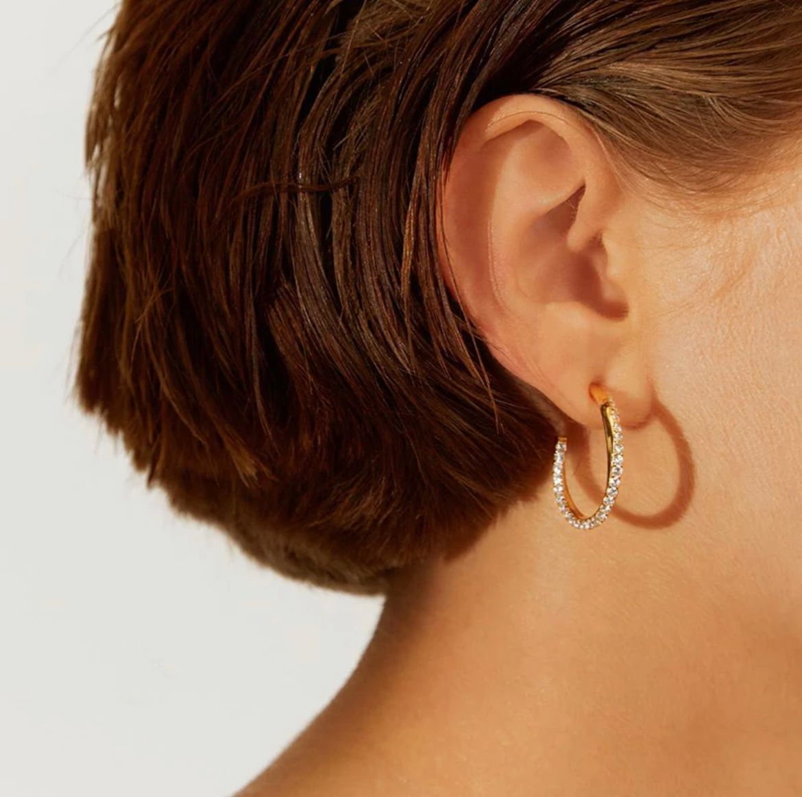 Designer earrings 18k yellow gold