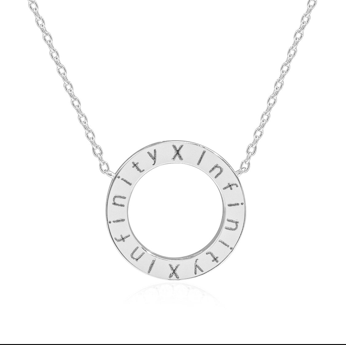 InfinityXinfinity necklace white gold