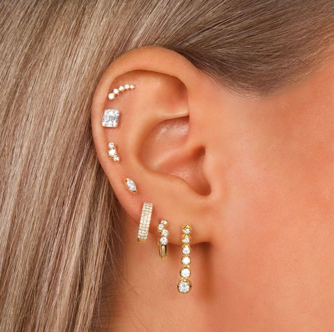 unique stud earrings