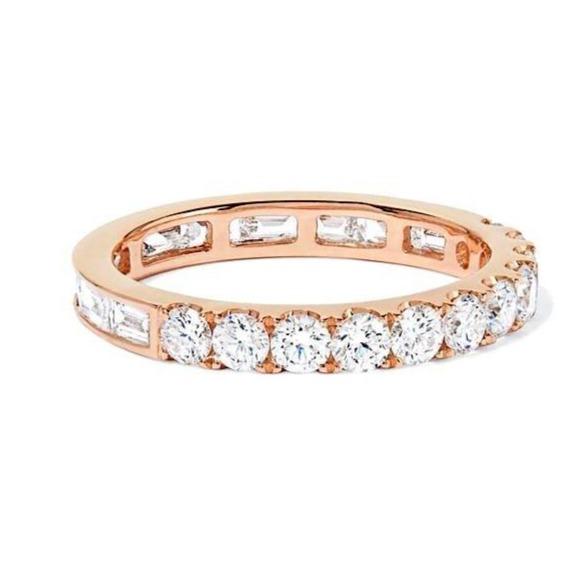 Aurora Ring 18k Rose Gold Vermeil & Premium Cubic Zirconia