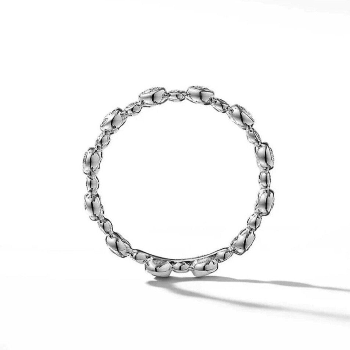 Eternal Ring/18k White Gold & Premium Cubic Zirconia - infinityXinfinity.co.uk