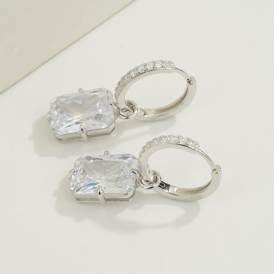 huggie charm earrings