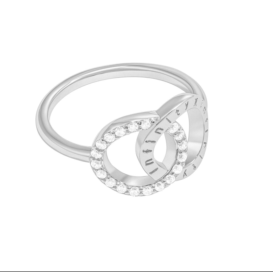 designer white gold ring