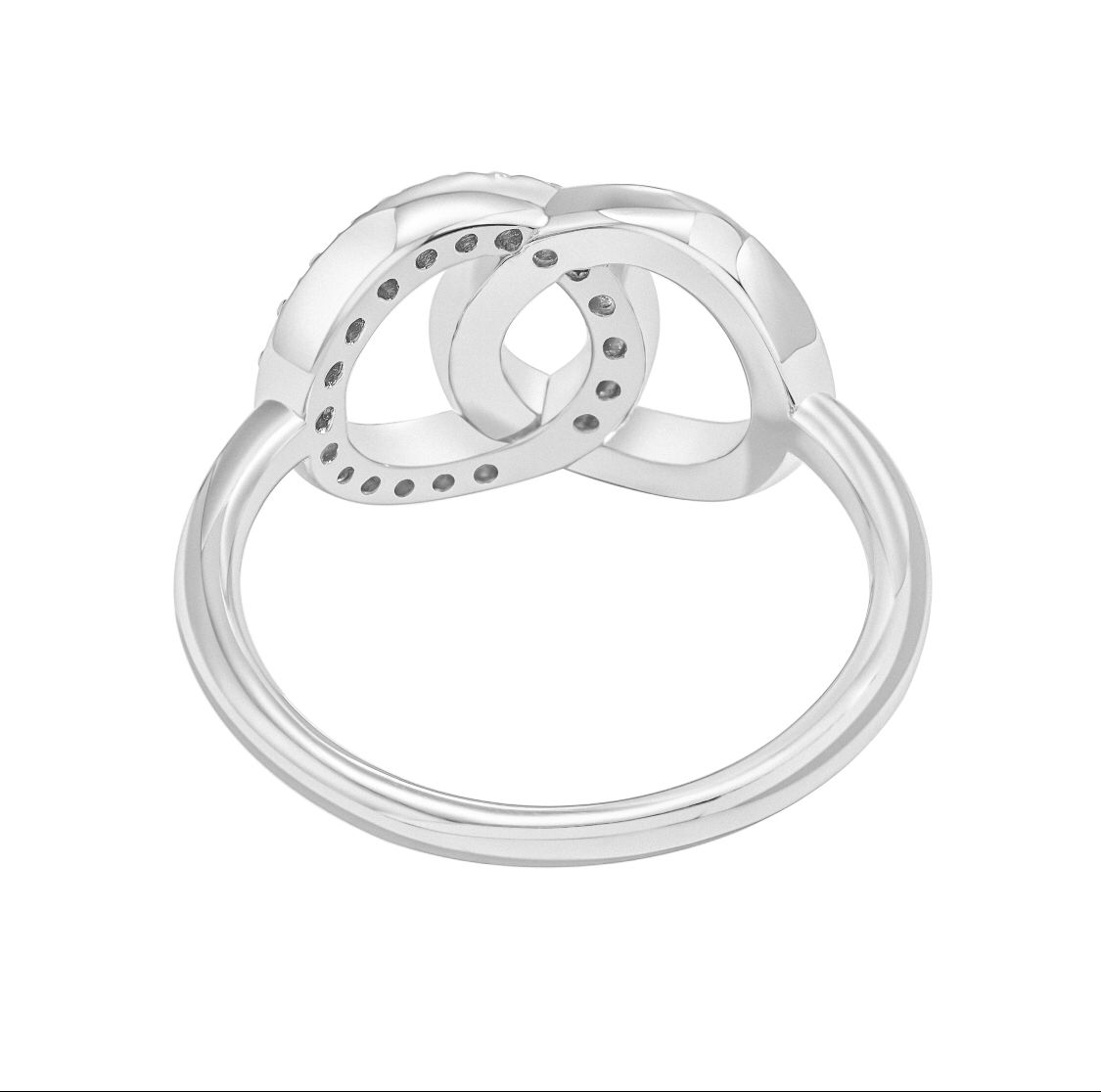 infinityXinfinity white gold ring