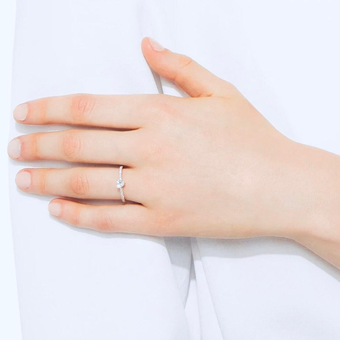 Promise Ring White gold